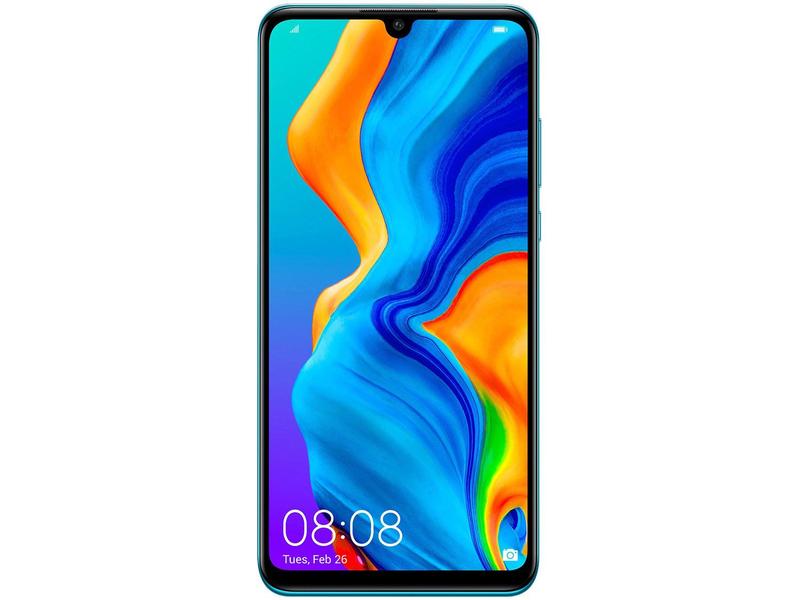 Huawei P30 lite 青色 本体 Smartphone Huawei P30 Lite 128GB Azul 4G - 4GB RAM Tela 6,15” Câm